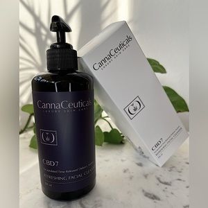 Refreshing Facial Cleanser Hemp Foaming No Sulphate B5 Peptides Green Tea Jojoba